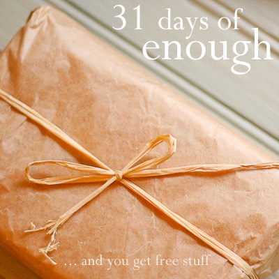 are you a rich Christian? (31 days of enough)