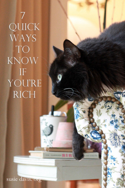 7 quick ways to know if you're rich
