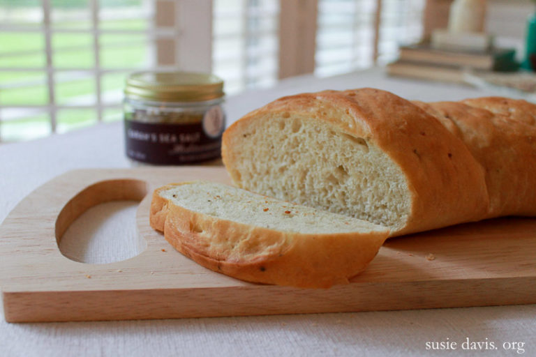 rustic french bread {with sea salt}