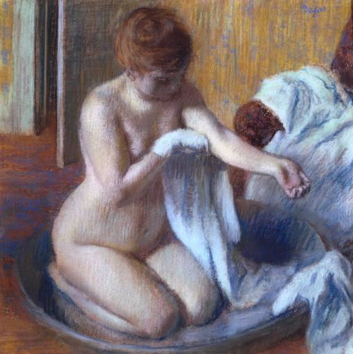 woman in a tub degas 1883